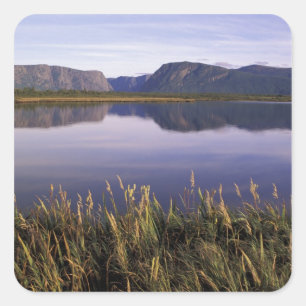 N.A., Canada, Newfoundland, Gros Morne National Square Sticker