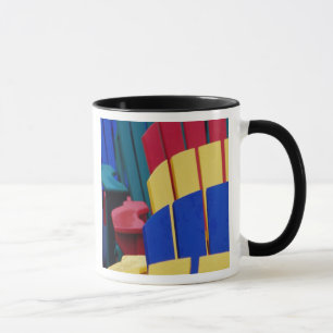 N.A. Canada, Nova Scotia, Bridgewater. Colourful 3 Mug