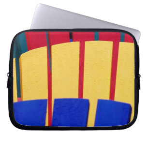 N.A. Canada, Nova Scotia, Bridgewater. Colourful Laptop Sleeve