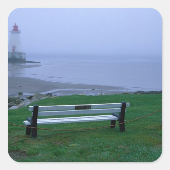 N.A. Canada, Nova Scotia, Shelburne County. 2 Square Sticker (Front)