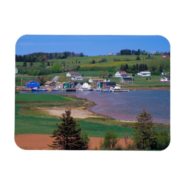 N.A. Canada, Prince Edward Island. Boats are Magnet (Horizontal)
