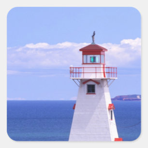 N.A. Canada, Prince Edward Island. Cape Tryon Square Sticker