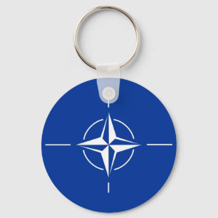 N.A.T.O. flag Key Ring