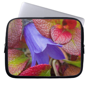 N.A., USA, Alaska. Bluebell in the tundra in Laptop Sleeve