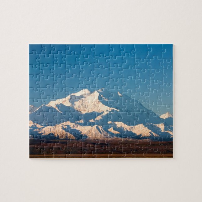 N.A., USA, Alaska.  Mt. McKinley in Denali Jigsaw Puzzle (Horizontal)