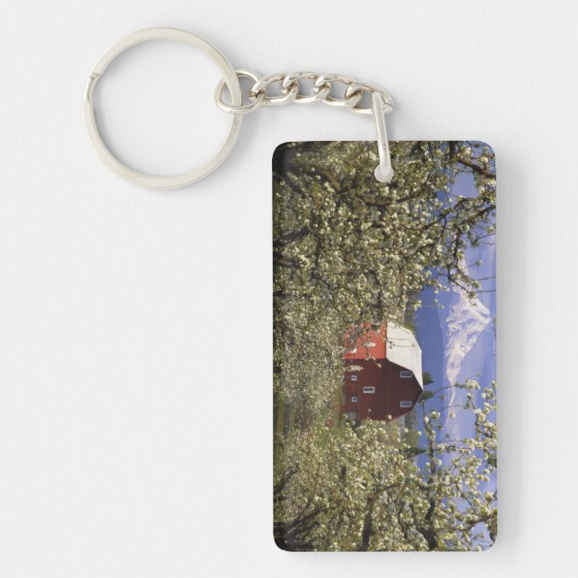 N.A., USA, Oregon, Hood River County. Red Key Ring (Front)