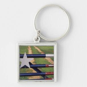 N.A., USA, Texas, Lake Buchanan, Texas flag Key Ring