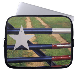 N.A., USA, Texas, Lake Buchanan, Texas flag Laptop Sleeve