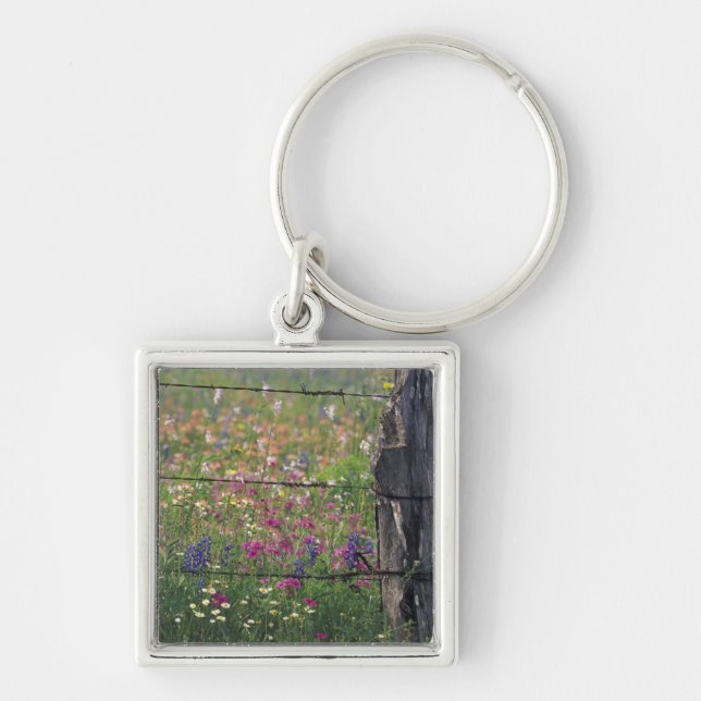 N.A, USA, Texas, Lytle, Fence post and Key Ring (Front)