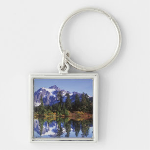 N.A., USA, Washington, Mt. Baker & Snoqualmie Key Ring