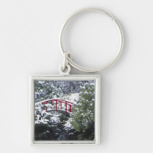 N.A., USA, Washington, Seattle. Moon bridge in 2 Key Ring