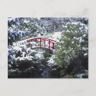 N.A., USA, Washington, Seattle. Moon bridge in 2 Postcard