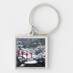 N.A., USA, Washington, Seattle. Moon bridge in Key Ring