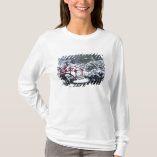 N.A., USA, Washington, Seattle. Moon bridge in T-Shirt