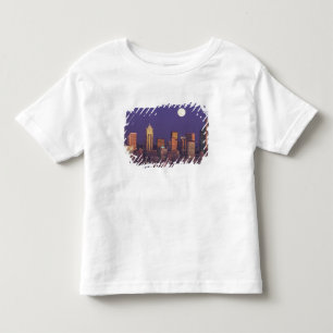 N.A., USA, Washington, Seattle Seattle skyline Toddler T-Shirt