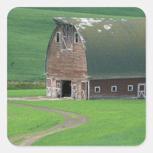 N.A., USA, Washington, Whitman County. Old Square Sticker