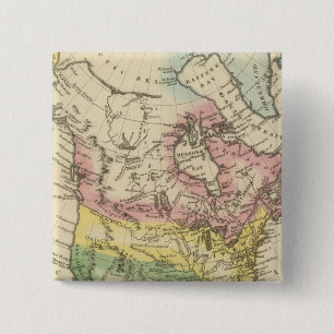 N America 2 15 Cm Square Badge