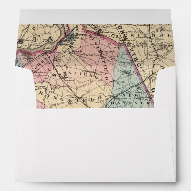 N Burlington County, NJ Envelopes (Back (Bottom))