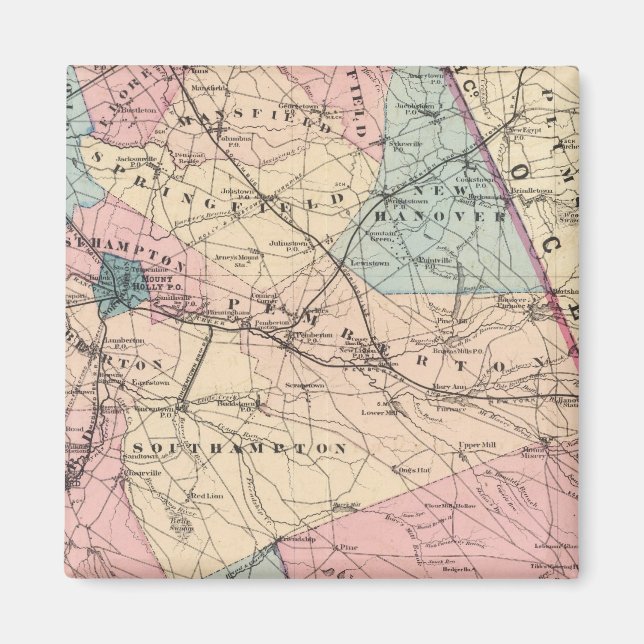 N Burlington County, NJ Magnet (Front)