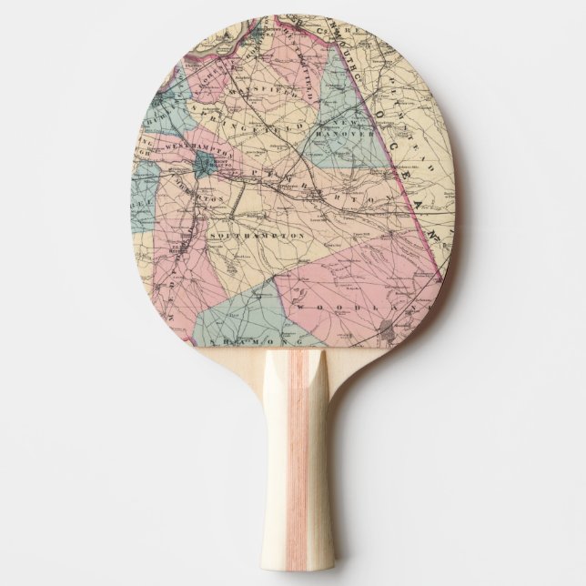 N Burlington County, NJ Ping Pong Paddle (Front)