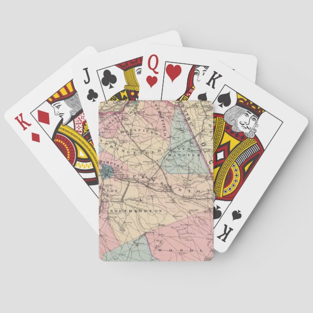 N Burlington County, NJ Playing Cards (Back)