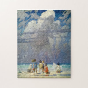 N.C. Wyeth The Giant 1923 Vintage Illustration Jigsaw Puzzle