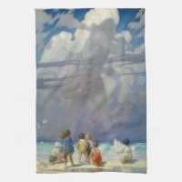N.C. Wyeth The Giant 1923 Vintage Illustration