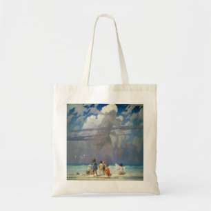 N.C. Wyeth The Giant 1923 Vintage Illustration Tote Bag