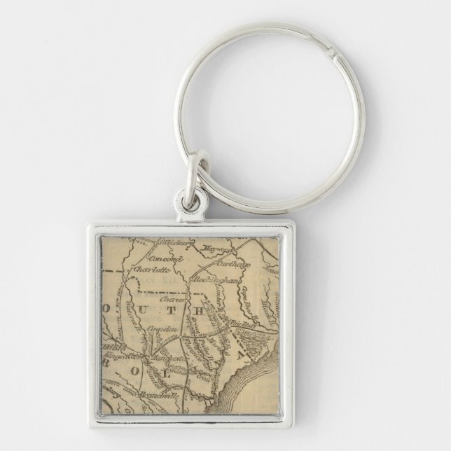 N Carolina, S Carolina Key Ring (Front)