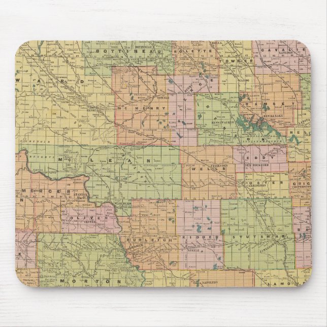 N Dakota Mouse Pad (Front)