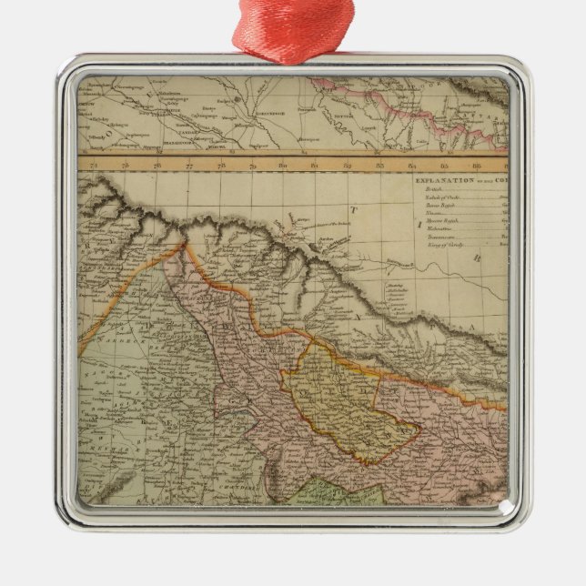 N Hindostan Metal Ornament (Front)