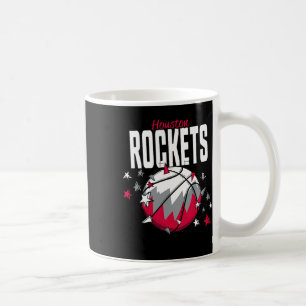N Houston Rockets Sketll Doodle Stars  Coffee Mug