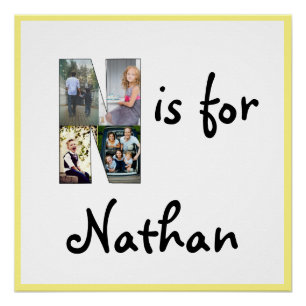 N is for Name Poster