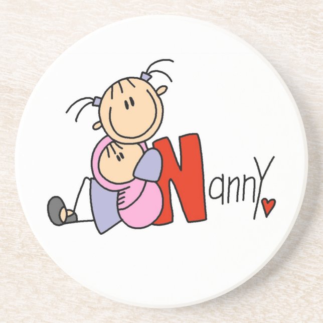 N is for Nanny Coaster (Front)