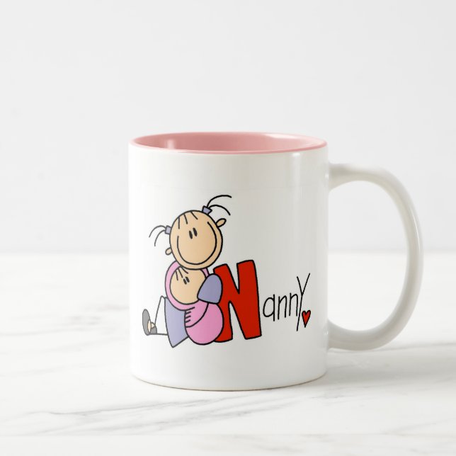 N is for Nanny Mug (Right)