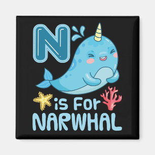 N is for Narwhal Magnet