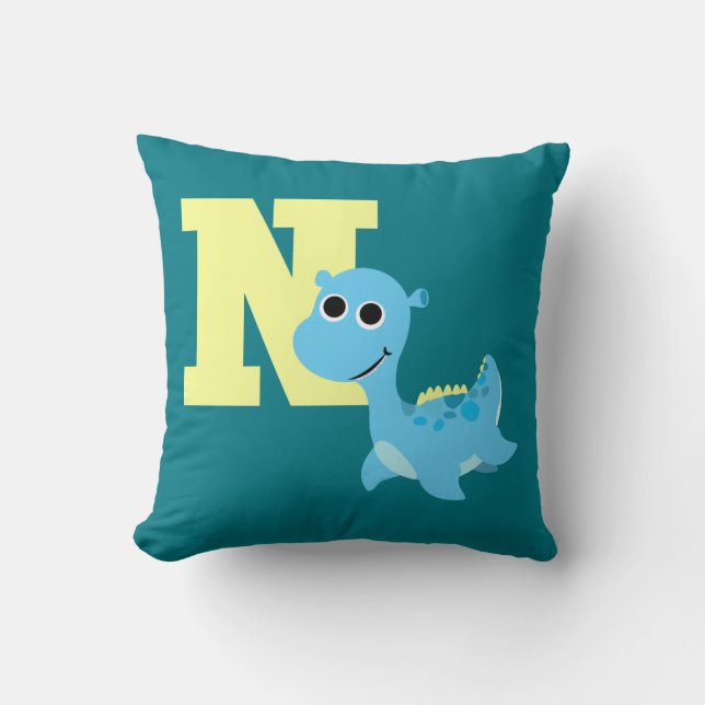 N is for Nessie Cushion (Front)