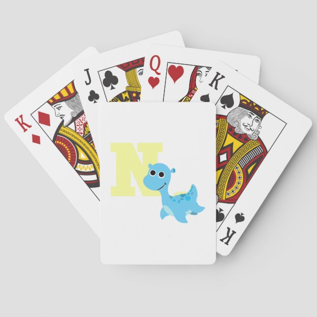 N is for Nessie Playing Cards (Back)