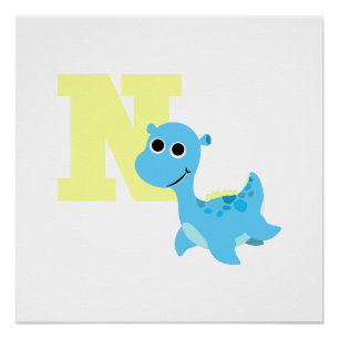 N is for Nessie Poster