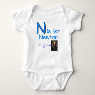 N is for Newton Baby Bodysuit