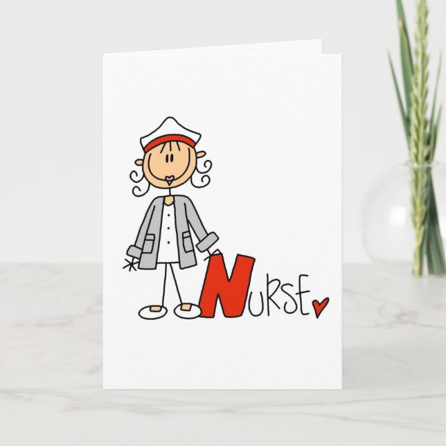 N is for Nurse Card (Front)