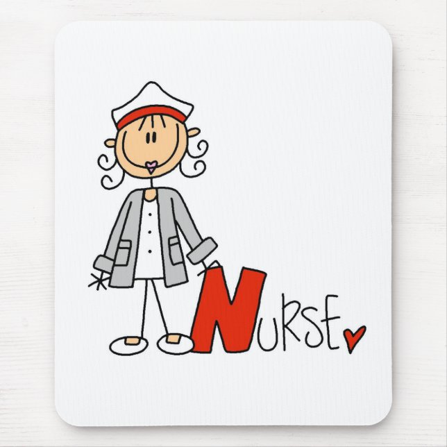 N is for Nurse Mouse Pad (Front)