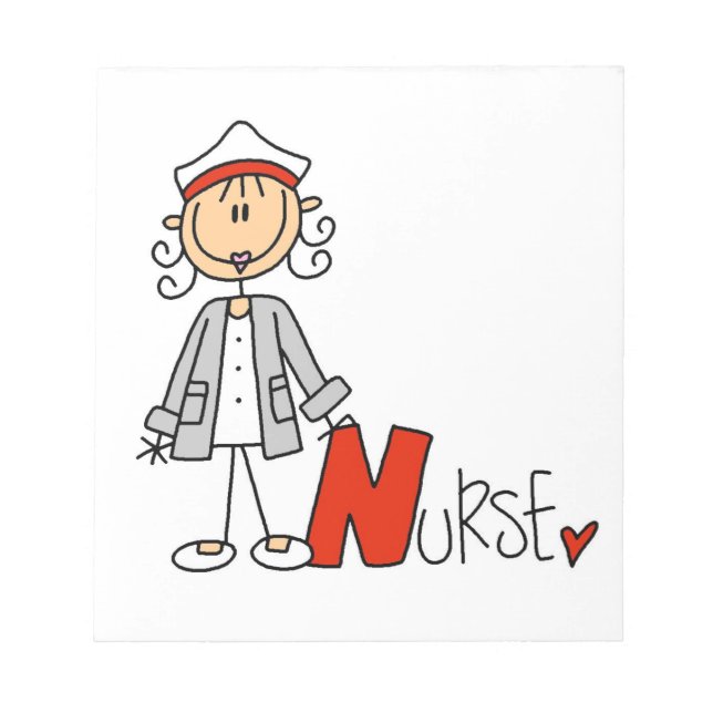 N is for Nurse Notepad (Front)