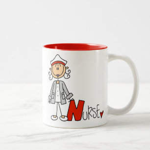 N is for Nurse Two-Tone Coffee Mug