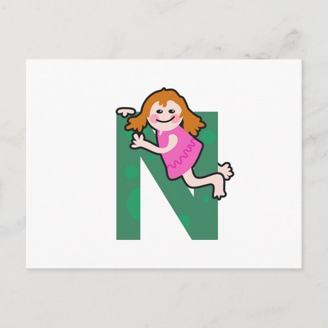 N is for ..... postcard (Front)