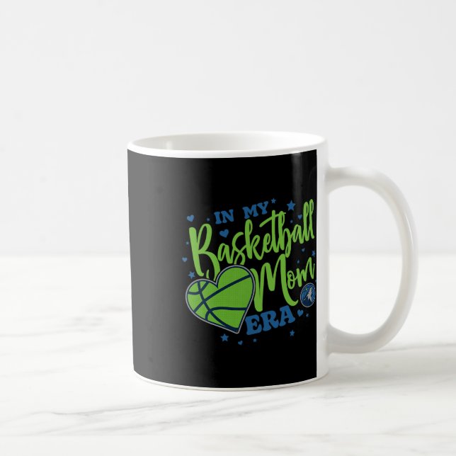 N Minnesota Timberwolves Mother's Day Sketll Mom E Coffee Mug (Right)