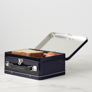 N - Name Letter Metal Lunch Box