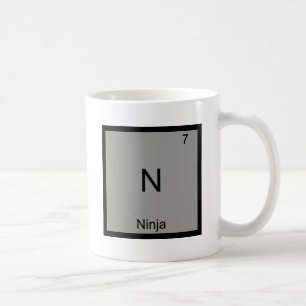N - Ninja Funny Chemistry Element Symbol Tee Coffee Mug
