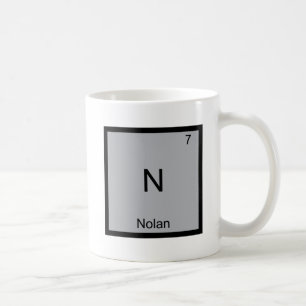 N - Nolan Funny Chemistry Element Symbol T-Shirt Coffee Mug