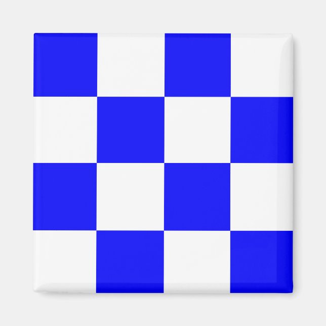 "N" (November) Code of Signals Flag Magnet (Front)